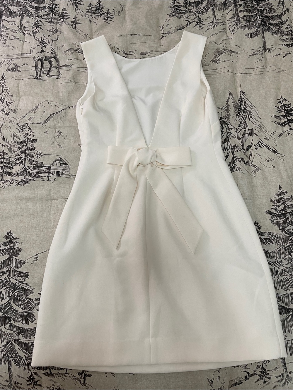 Favorite Daughter THE MEET CUTE DRESS S Ivory NWOT - Picture 3 of 7